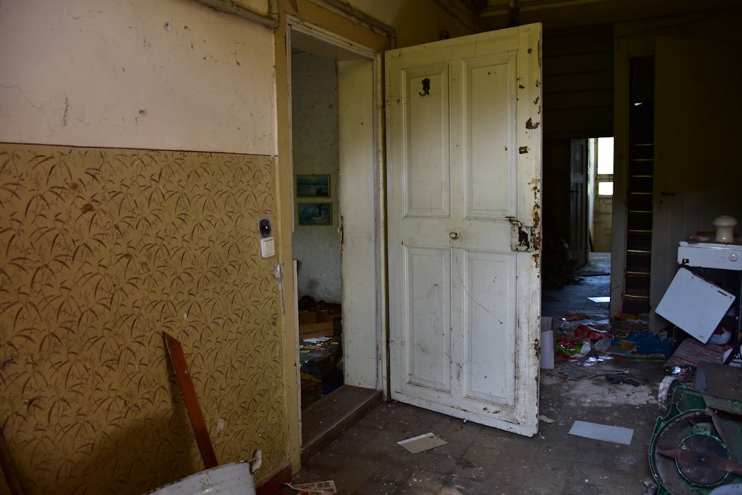 abandoned house interior
